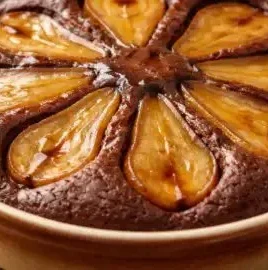 Gâteau Poires-Chocolat, dessert savoureux aux poires et chocolat