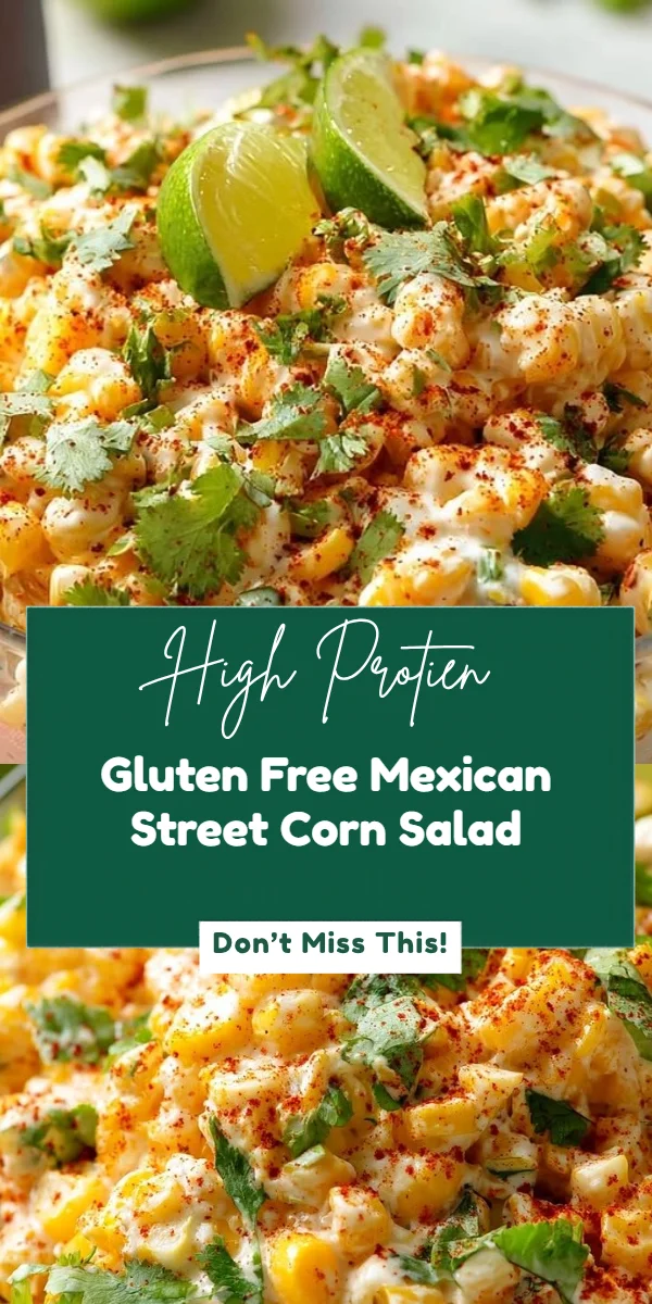 Gluten Free Mexican Street Corn Salad