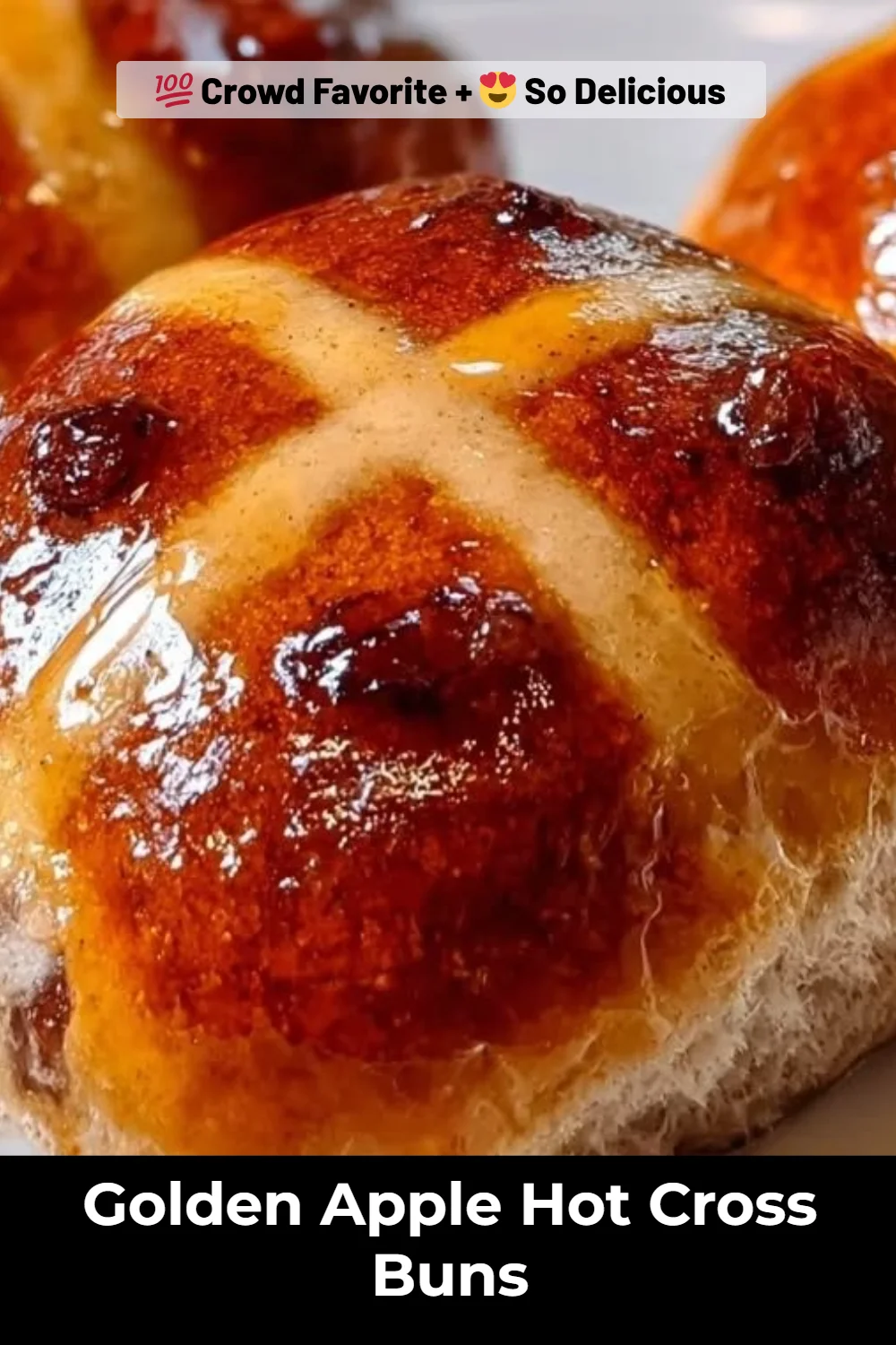 Golden Apple Hot Cross Buns