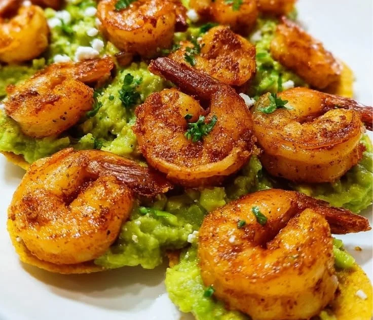 Guacamole Shrimp Bites
