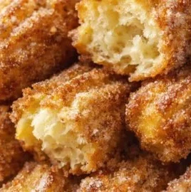 Delicious homemade churros served with chocolate dipping sauce