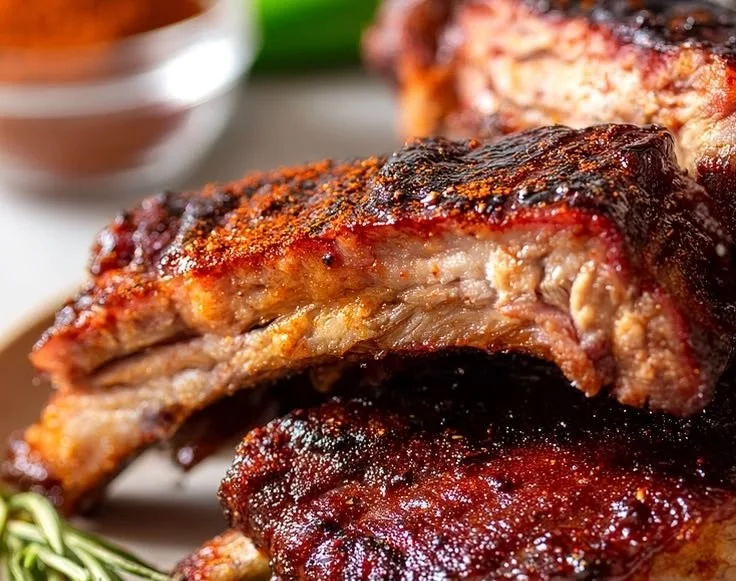 Homemade Grilled BBQ Spare Ribs