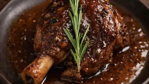 Honey and Rosemary Braised Lamb