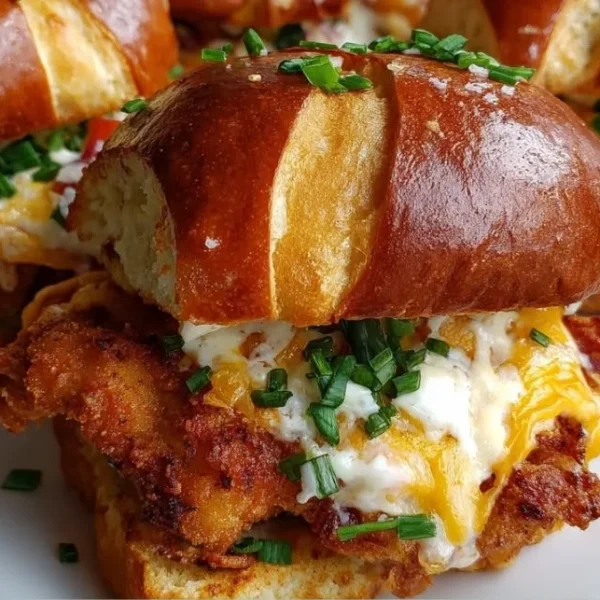 Delicious Jalapeño Ranch Chicken Sliders served on a platter.