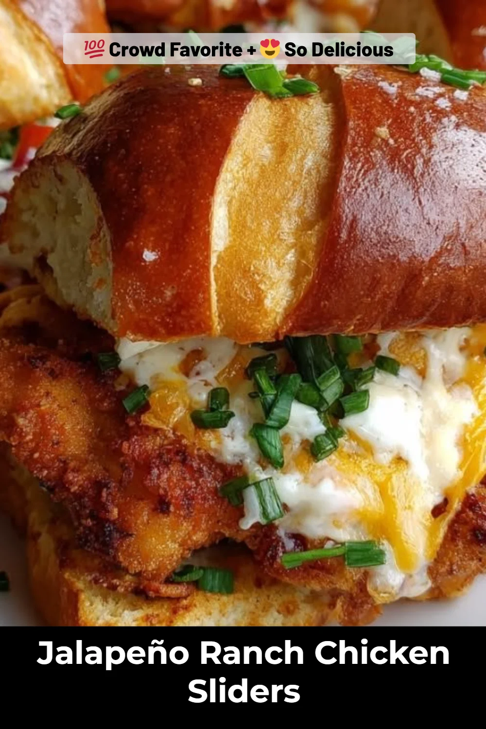 Jalapeño Ranch Chicken Sliders