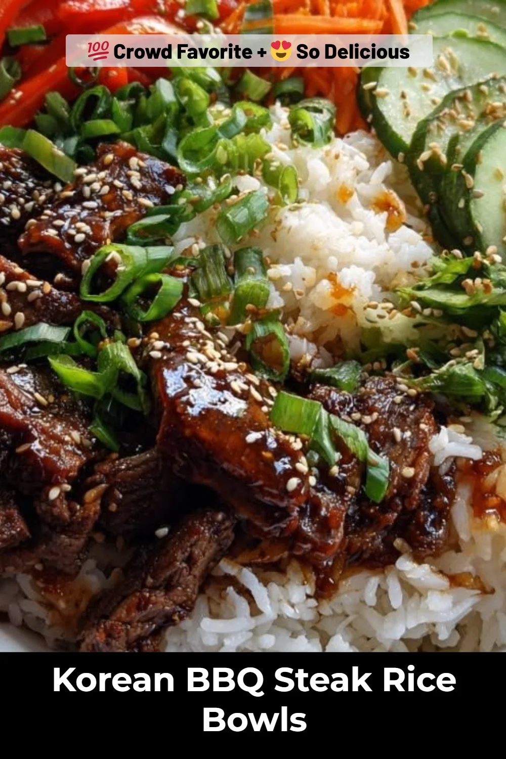 Korean BBQ Steak Rice Bowls