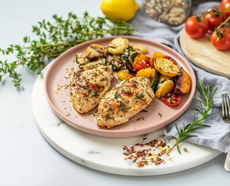 Lemon Herb Chicken with Roasted Vegetables