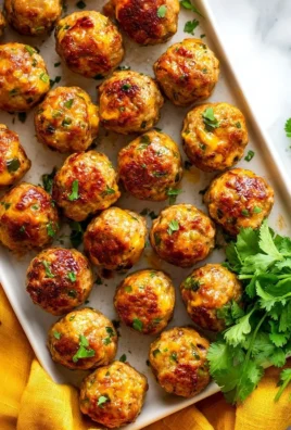 Delicious loaded jalapeño popper meatballs served on a platter.