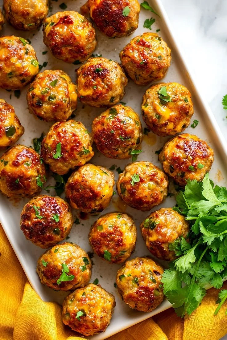 Loaded Jalapeño Popper Meatballs