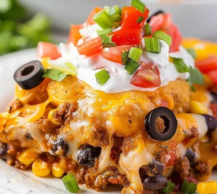 Mexican Tater Tot Casserole