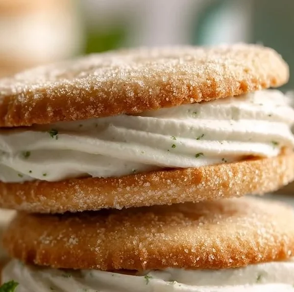 Delicious Mint Julep Cookies with mint frosting and bourbon flavor