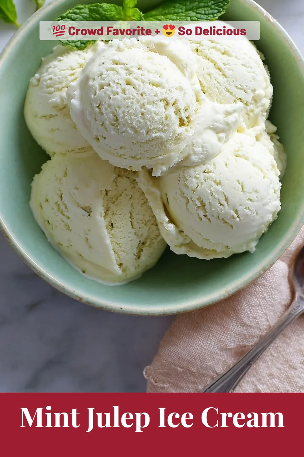 Mint Julep Ice Cream