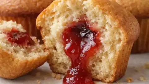 Muffins à la Confiture