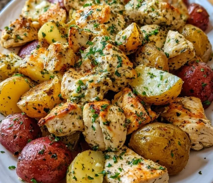 One Pan Ranch Chicken and Potatoes