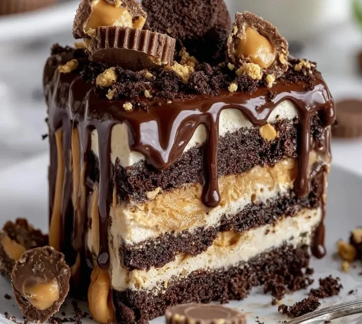 Peanut Butter Icebox Cake