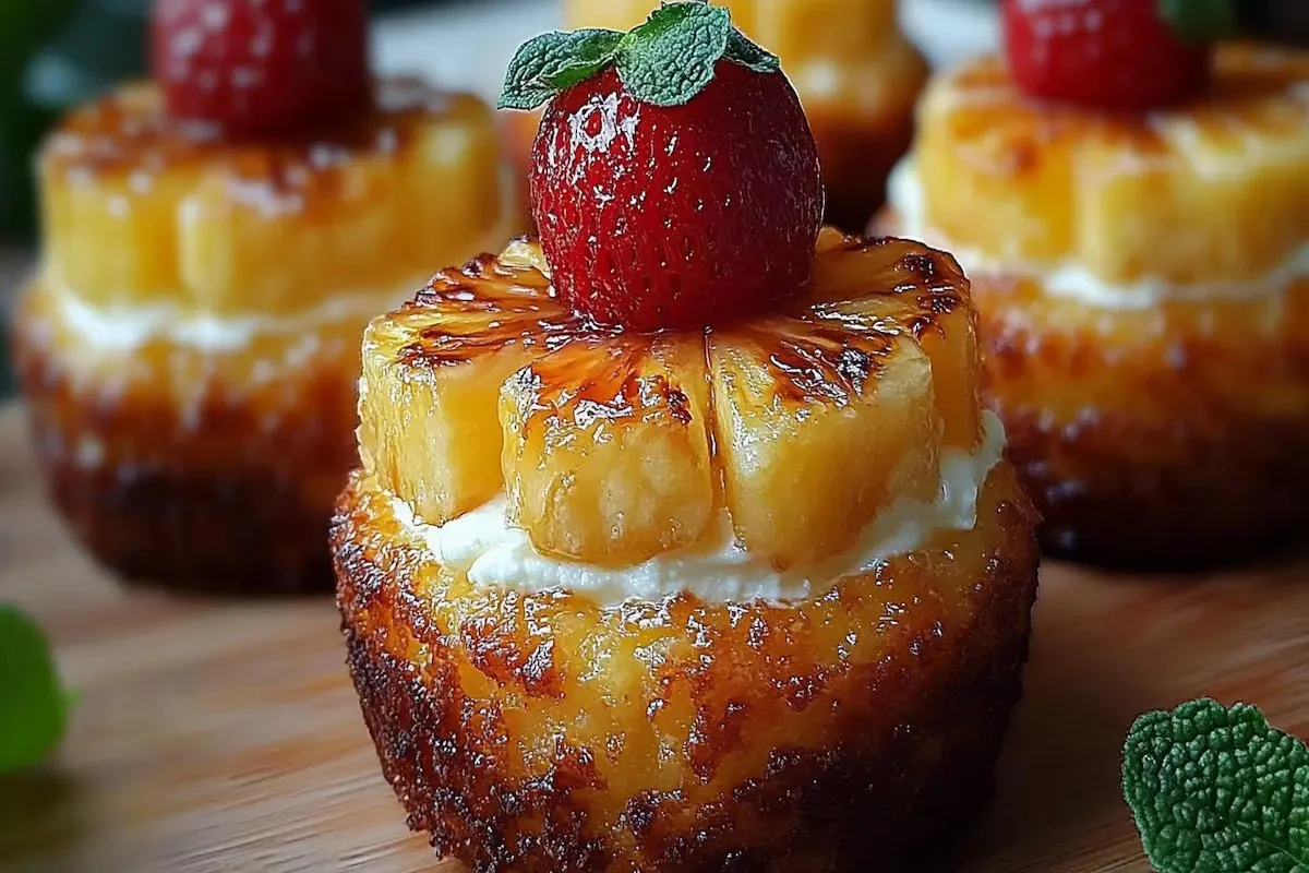 Petits Moelleux Renversés à l’Ananas & Mascarpone
