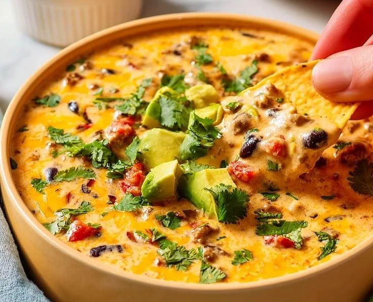 Quick Campfire Queso Dip