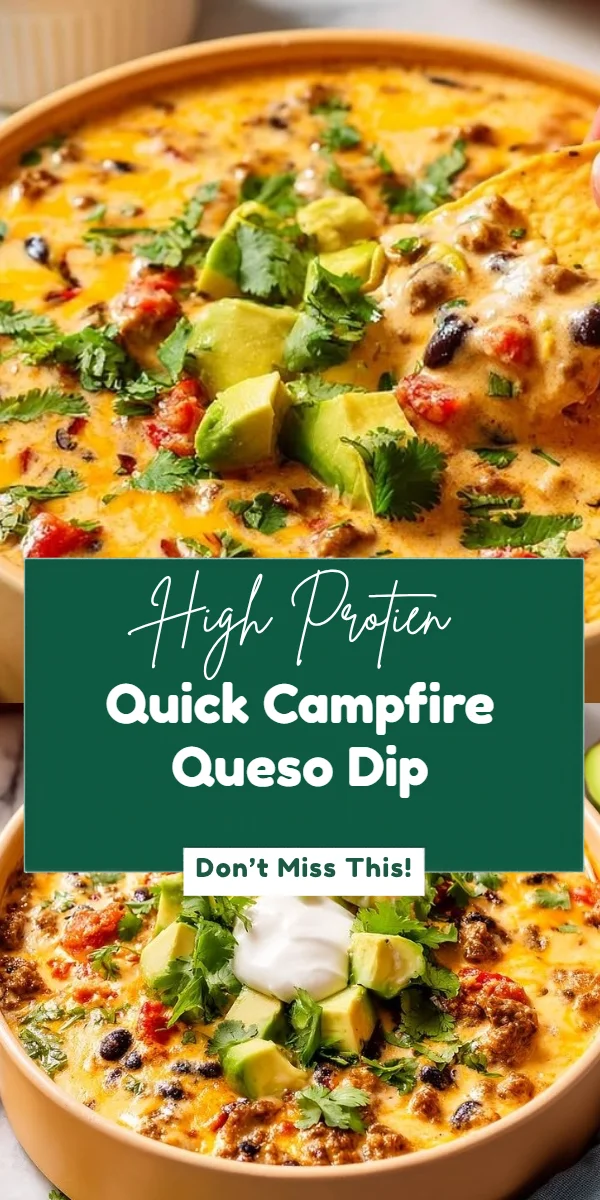 Quick Campfire Queso Dip