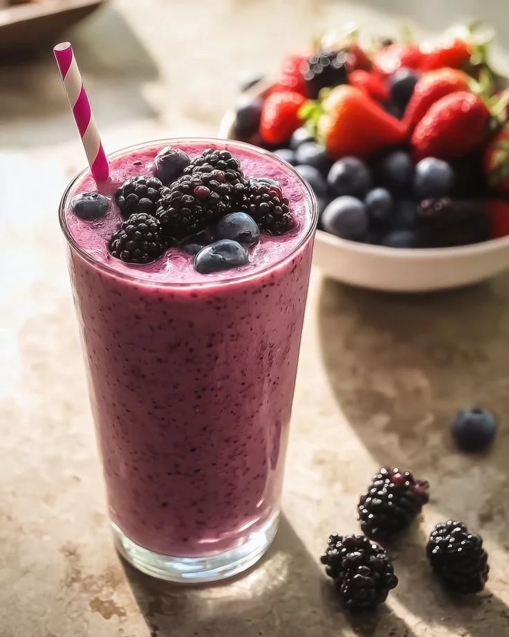Refreshing Triple Berry Bliss: The Ultimate Smoothie Recipe
