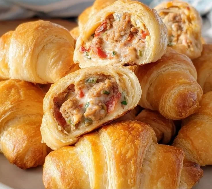 Sausage Cream Cheese Crescent Rolls