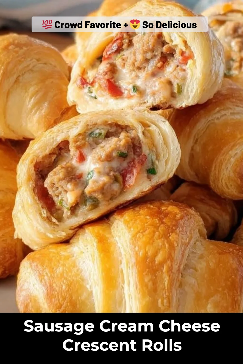 Sausage Cream Cheese Crescent Rolls