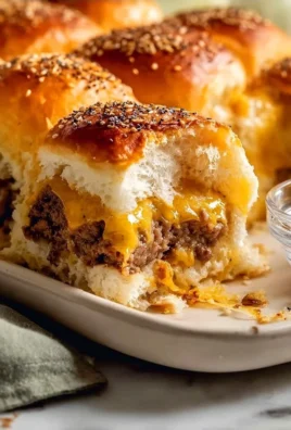 Hawaiian Roll Cheeseburger sliders on a serving platter