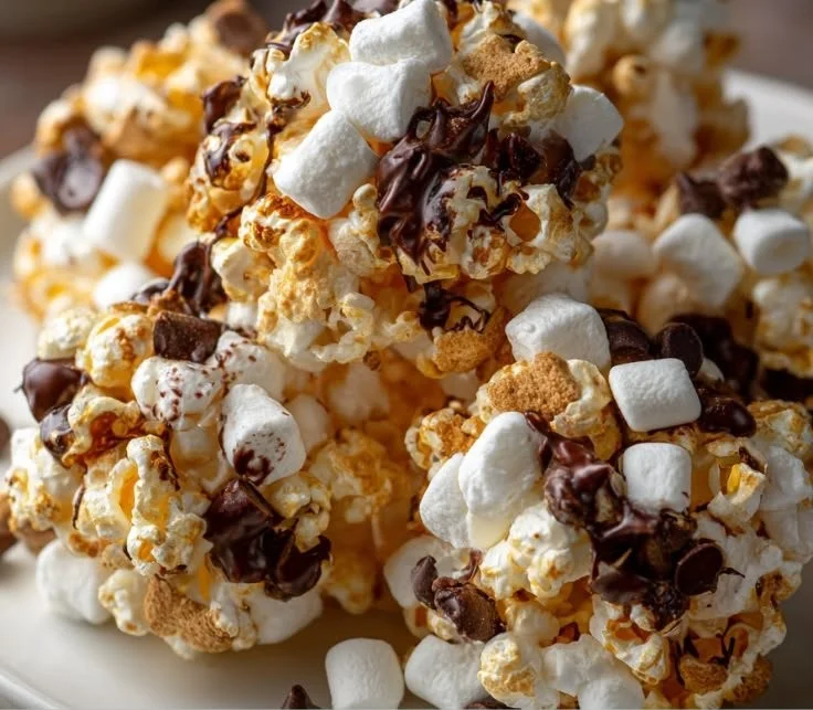 S'mores Popcorn Balls