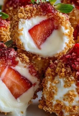 Strawberry Crunch Cheesecake Bites served on a plate, showcasing their vibrant colors.