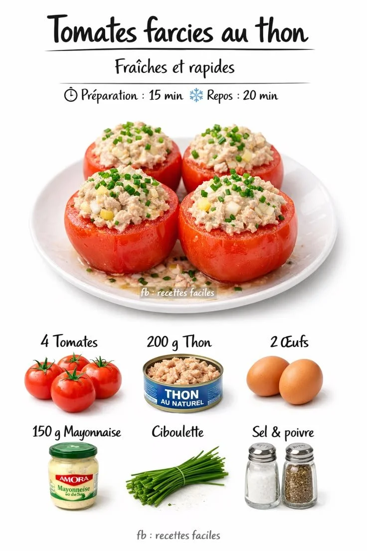 Stuffed Tomatoes with Tuna