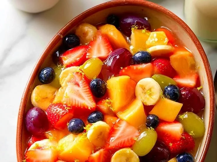 Sweet Vanilla Pudding Fruit Salad
