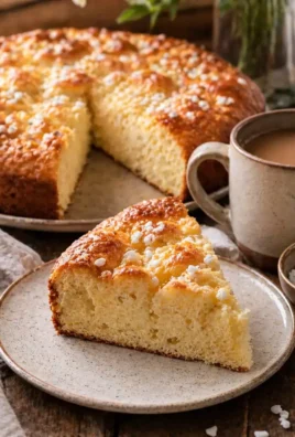 Tarte au sucre moelleuse traditionnel du Nord, délicieuse et sucrée.