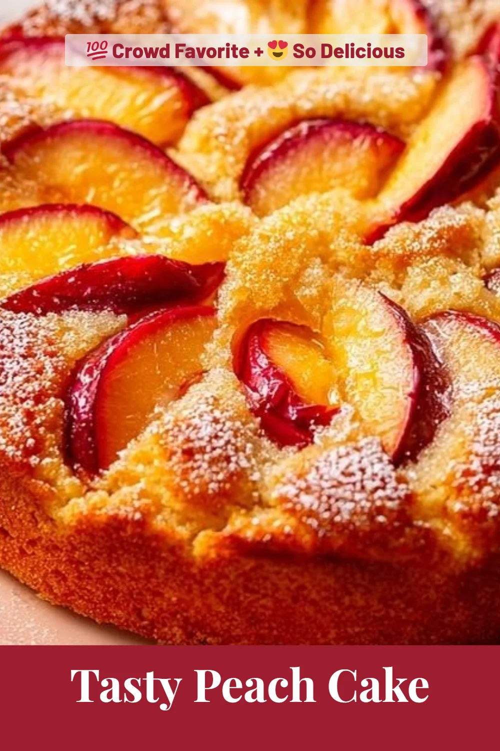 Tasty Peach Cake