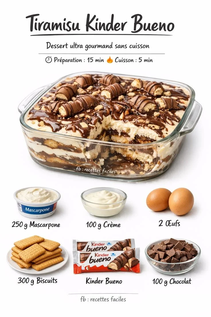 Tiramisu Kinder Bueno