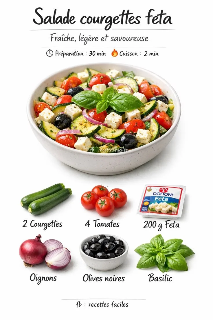 Zucchini Salad with Feta
